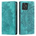 For Motorola Moto G Power 5G 2023 Totem Embossed Magnetic Leather Phone Case(Green) - 1