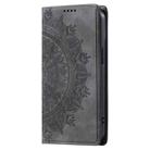 For Motorola Moto E14 Totem Embossed Magnetic Leather Phone Case(Grey) - 2