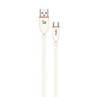 TOTU CB-6-T 25W USB to USB-C / Type-C Silicone Data Cable, Length: 1m(Beige) - 1