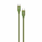 TOTU CB-6-CC 60W USB-C / Type-C to Type-C Silicone Data Cable, Length: 1m(Green) - 1