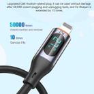 TOTU CB-7-T 30W USB to USB-C / Type-C Digital Display Fast Charging Silicone Cable, Length: 1m(Black) - 6