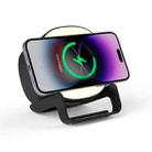 L28 4 in 1 15W Wireless Charging Atmosphere Night Light Bluetooth Speaker(Black) - 2