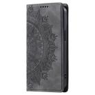 For OPPO A78 4G Totem Embossed Magnetic Leather Phone Case(Grey) - 2