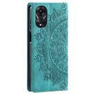 For OPPO A78 5G / A58 5G Totem Embossed Magnetic Leather Phone Case(Green) - 3