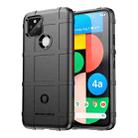 For Google Pixel 4a 5G Full Coverage Shockproof TPU Phone Case(Black) - 1