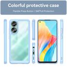 For OPPO A78 4G Colorful Series Acrylic Hybrid TPU Phone Case(Blue) - 2