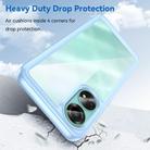 For OPPO A78 4G Colorful Series Acrylic Hybrid TPU Phone Case(Blue) - 3
