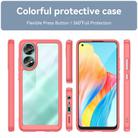 For OPPO A58 4G Colorful Series Acrylic Hybrid TPU Phone Case(Red) - 2