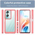 For OPPO A2 5G Colorful Series Acrylic Hybrid TPU Phone Case(Red) - 2