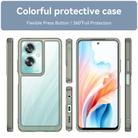 For OPPO A2 5G Colorful Series Acrylic Hybrid TPU Phone Case(Transparent Grey) - 2