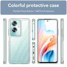 For OPPO A2 5G Colorful Series Acrylic Hybrid TPU Phone Case(Transparent) - 2