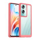For OPPO A79 5G Colorful Series Acrylic Hybrid TPU Phone Case(Red) - 1
