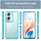 For OPPO A79 5G Colorful Series Acrylic Hybrid TPU Phone Case(Transparent Blue) - 2