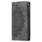 For Xiaomi 14 Pro Totem Embossed Magnetic Leather Phone Case(Grey) - 2