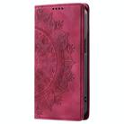 For Xiaomi 14 Pro Totem Embossed Magnetic Leather Phone Case(Red) - 2