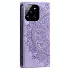For Xiaomi 14 Pro Totem Embossed Magnetic Leather Phone Case(Purple) - 3