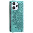 For Xiaomi Redmi 13 4G Totem Embossed Magnetic Leather Phone Case(Green) - 3
