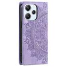For Xiaomi Redmi 13 4G Totem Embossed Magnetic Leather Phone Case(Purple) - 3