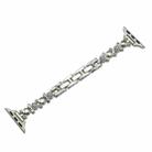 For Apple Watch Series 5 40mm Metal Diamond Bear Chain Watch Band(Starlight) - 1