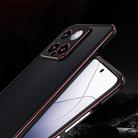 For Xiaomi 14 Pro Aurora Series Lens Protector + Metal Frame Phone Case(Black Purple) - 3