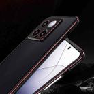 For Xiaomi 14 Aurora Series Lens Protector + Metal Frame Phone Case(Black Red) - 3