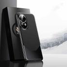 For Huawei nova 12 Electroplated Imitation Ultimate Design PC + Leather Phone Case(Black) - 1