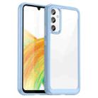 For Samsung Galaxy A25 5G Colorful Series Acrylic Hybrid TPU Phone Case(Blue) - 1