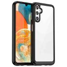For Samsung Galaxy M44 5G Colorful Series Acrylic Hybrid TPU Phone Case(Black) - 1