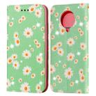 For Xiaomi Redmi K30 Pro Glittering Daisy Magnetic Horizontal Flip Leather Case with Holder & Card Slots & Photo Frame(Green) - 1