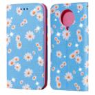For Xiaomi Redmi K30 Pro Glittering Daisy Magnetic Horizontal Flip Leather Case with Holder & Card Slots & Photo Frame(Blue) - 1