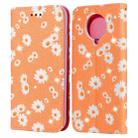 For Xiaomi Redmi K30 Pro Glittering Daisy Magnetic Horizontal Flip Leather Case with Holder & Card Slots & Photo Frame(Orange) - 1