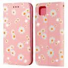 For Huawei Y5P (2020) Glittering Daisy Magnetic Horizontal Flip Leather Case with Holder & Card Slots & Photo Frame(Pink) - 1