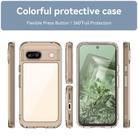 For Google Pixel 8a Colorful Series Acrylic Hybrid TPU Phone Case(Transparent Grey) - 2