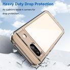 For Google Pixel 8a Colorful Series Acrylic Hybrid TPU Phone Case(Transparent Grey) - 3