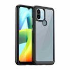 For ZTE Nubia Z40S Pro Colorful Series Acrylic Hybrid TPU Phone Case(Black) - 1