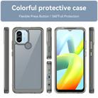 For ZTE Nubia Z40S Pro Colorful Series Acrylic Hybrid TPU Phone Case(Transparent Grey) - 2