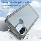 For ZTE Nubia Z40S Pro Colorful Series Acrylic Hybrid TPU Phone Case(Transparent Grey) - 3