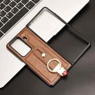 For Honor Magic VS3 Wristband Leather Back Phone Case(Brown) - 2