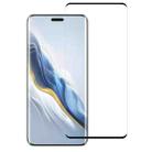 For Honor Magic6 9H HD 3D Curved Edge Tempered Glass Film(Black) - 1