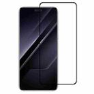 For Honor Magic7 RSR Porsche Design 9H HD 3D Curved Edge Tempered Glass Film(Black) - 1