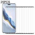 For Honor Magic6 25pcs 9H HD 3D Curved Edge Tempered Glass Film(Black) - 1