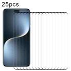 For Honor Magic7 Pro 25pcs 9H HD 3D Curved Edge Tempered Glass Film(Black) - 1