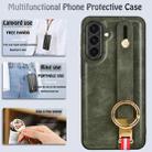 For Samsung Galaxy A36 5G Wristband Leather Back Phone Case(Green) - 3