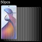 For Motorola Edge 50 Fusion 50pcs 0.26mm 9H 2.5D Tempered Glass Film - 1
