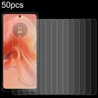 For Motorola Moto G04s 50pcs 0.26mm 9H 2.5D Tempered Glass Film - 1