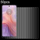 For Motorola Moto E14 50pcs 0.26mm 9H 2.5D Tempered Glass Film - 1