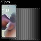 For Motorola Moto G66y 5G 50pcs 0.26mm 9H 2.5D Tempered Glass Film - 1