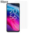 For TCL 505 50pcs 0.26mm 9H 2.5D Tempered Glass Film - 1