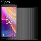 For TCL 501 50pcs 0.26mm 9H 2.5D Tempered Glass Film - 1