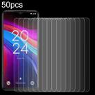 For TCL 503 50pcs 0.26mm 9H 2.5D Tempered Glass Film - 1